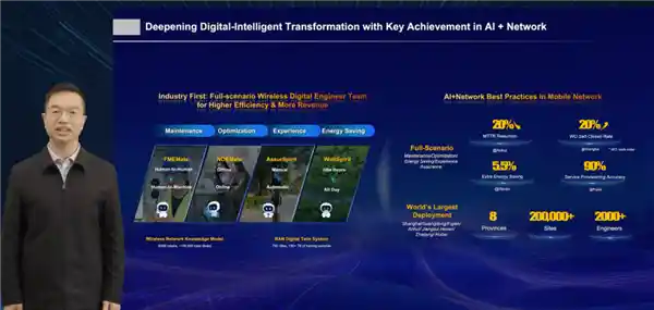 华为引领5G新纪元：全球首个无线网络智能体落地，40万基站开启智慧升级