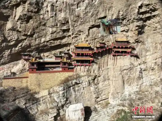 山西创新保护千年古建悬空寺 新方案引关注